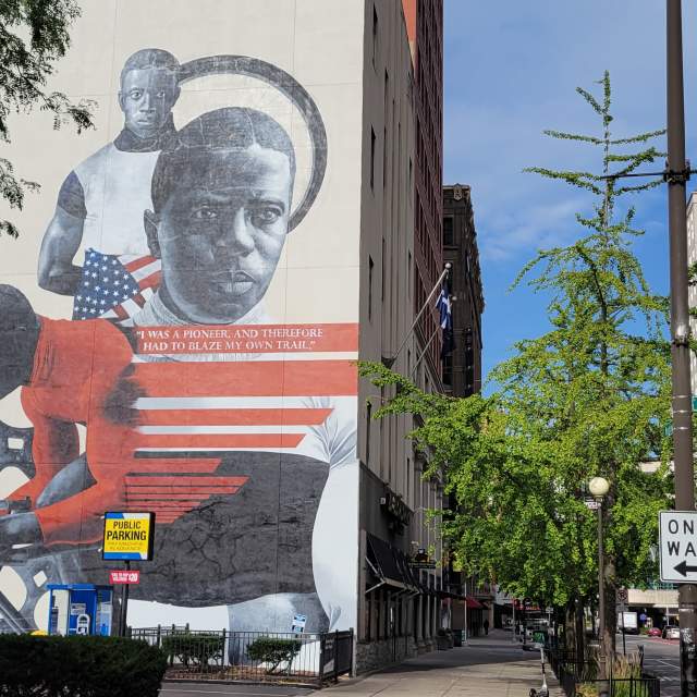 Major Taylor Mural