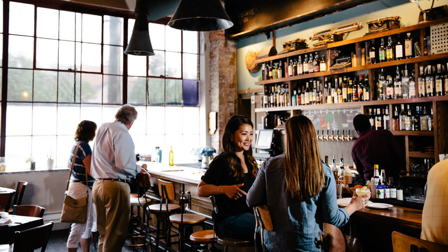 The Garage Food Hall Interior