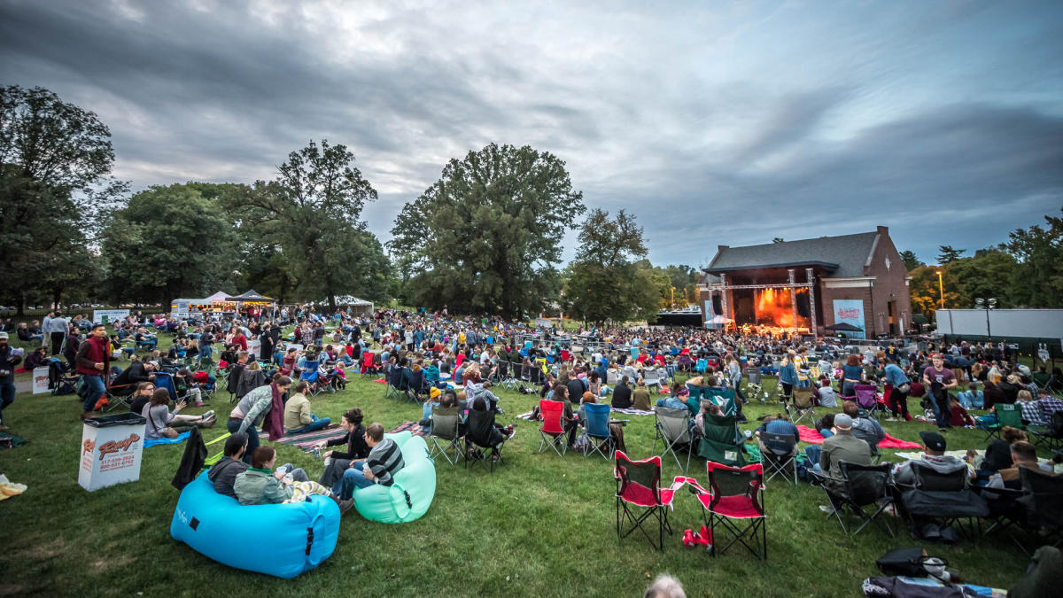 Large Crowed At Garfield Park Summer Concerts