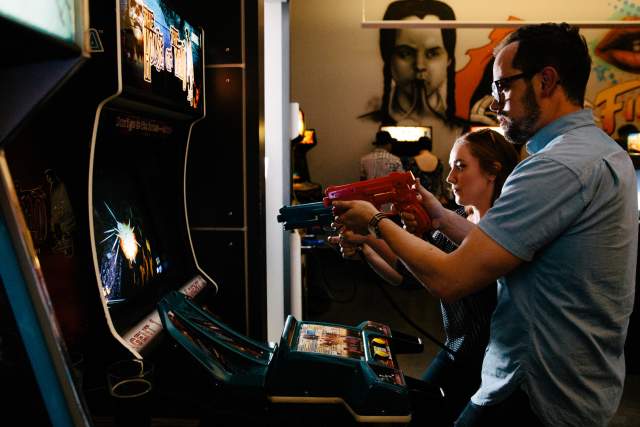 Tappers Arcade Bar is a popular stop for gamers in Fletcher Place