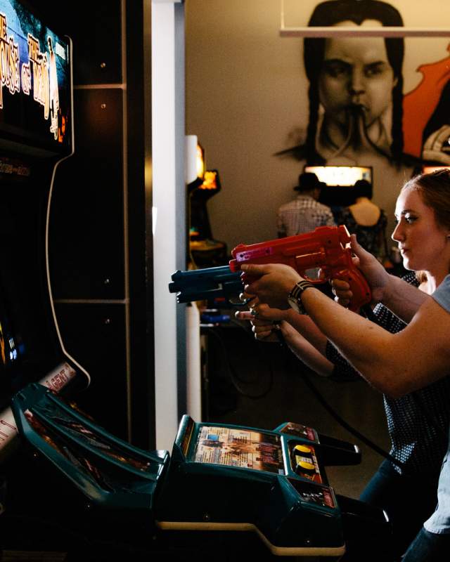 Tappers Arcade Bar is a popular stop for gamers in Fletcher Place