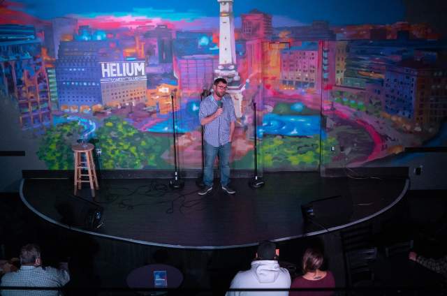 Get your laughs with stand-up at Helium Comedy Club