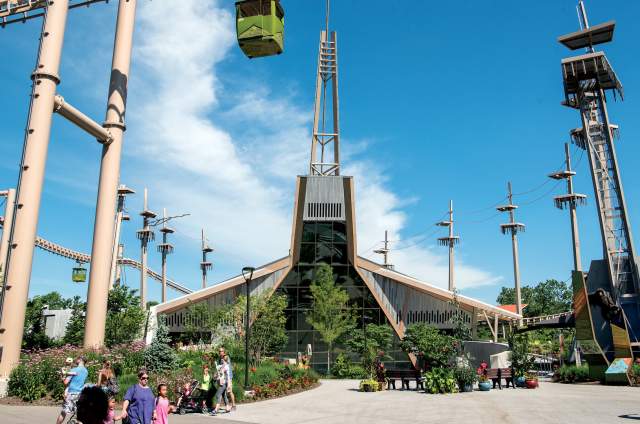 The Indianapolis Zoo is home to the International Orangutan Center