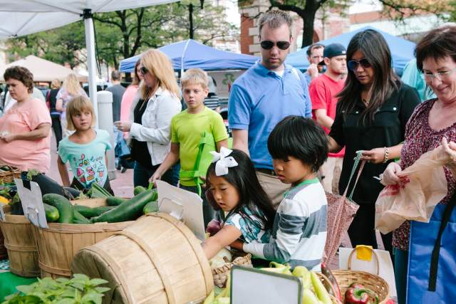 Indy's original farmers market takes place at the Indianapolis City Market