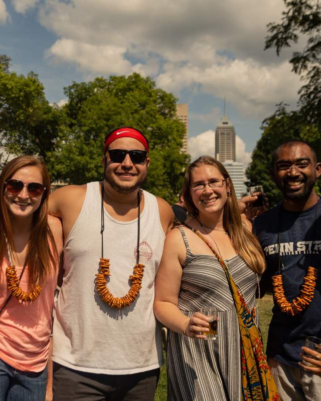 The annual Indiana Microbrewers Festival takes place each summer at Military Park