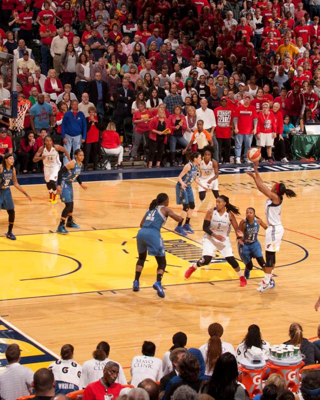 The WNBA's Indiana Fever play at Gainbridge Fieldhouse