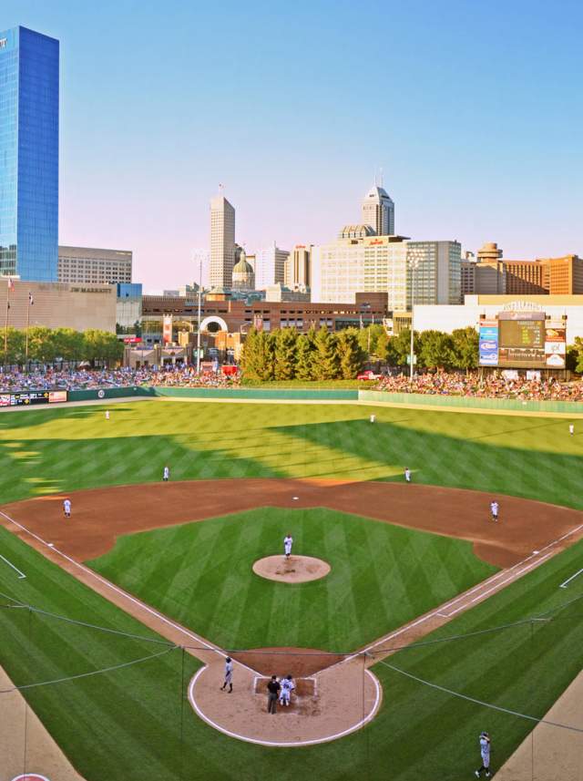 The Indianapolis Indians play home games at Victory Field