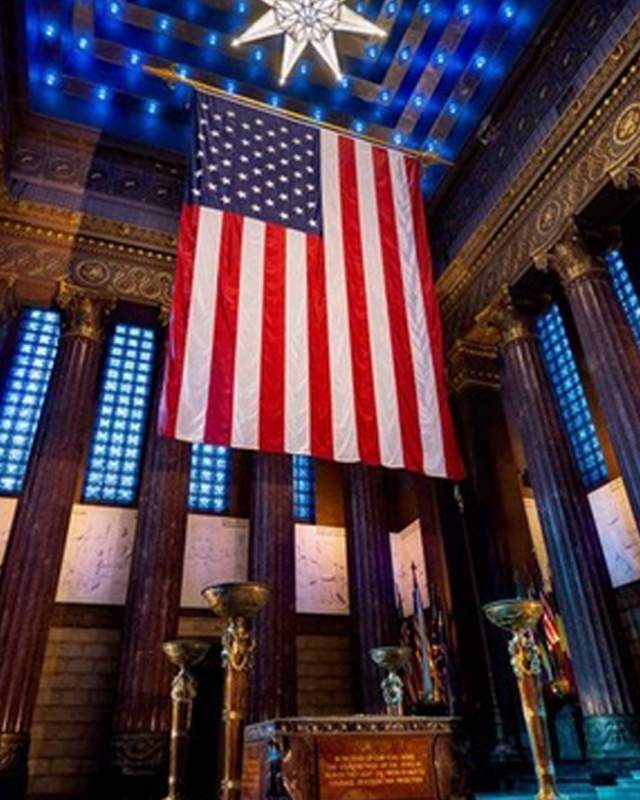 The Shrine Room inside the Indiana War Memorial is a must-see hidden gem