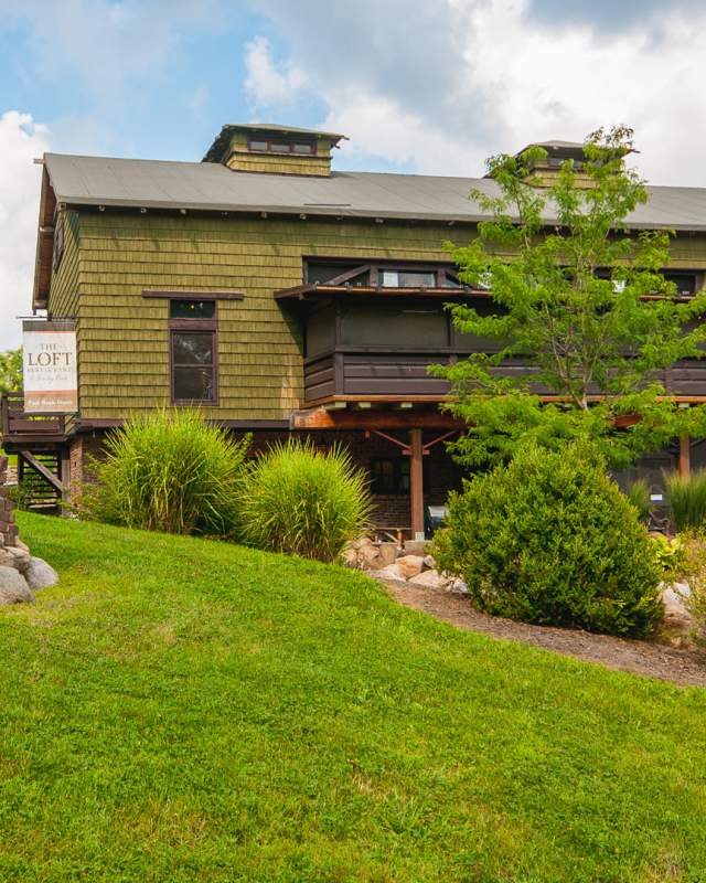 Traders Point Creamery is a scenic farm and home to The Loft Restaurant