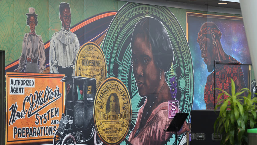 Madam Walker Legacy Mural Unveiling